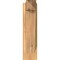 Ekena Millwork Traditional Arts & Crafts Smooth Outlooker, Western Red Cedar, 5 1/2"W x 14"D x 22"H OUT06X14X22TRA03SWR - alternate 3